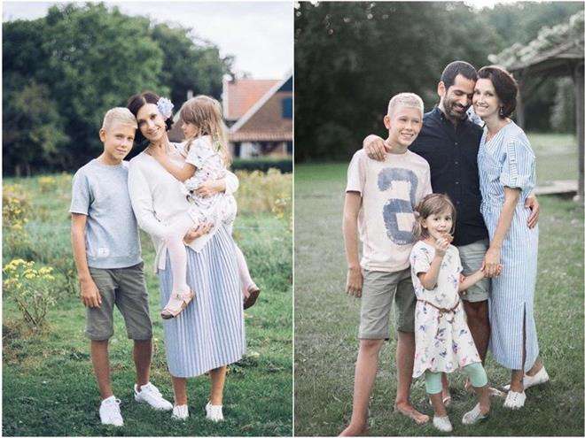 Анастасия Цветаева с мужем и детьми