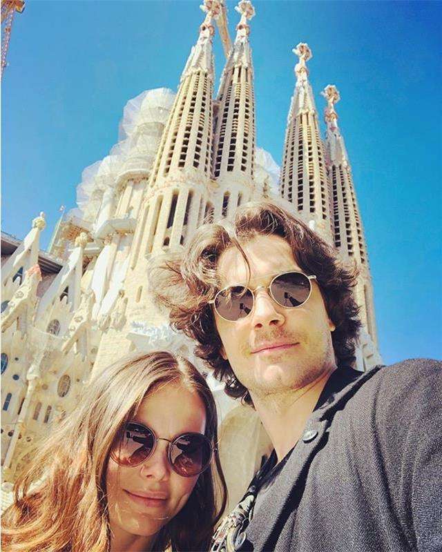 Максим Матвеев и Лиза Боярская в Барселоне