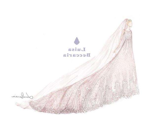 Свадебное платье леди Габриэллы Виндзор дизайнера Луизы Беккариа
