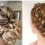 Зачіски на випускний на середні волосся покроково