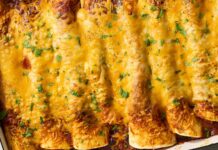 Затишні енчілади з чорної квасолі: улюблена страва на будні