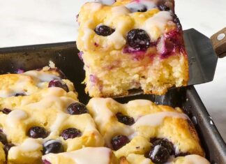 Lemon Blueberry Butter-Swim Biscuits: A Recipe for Golden, Fluffy Delight